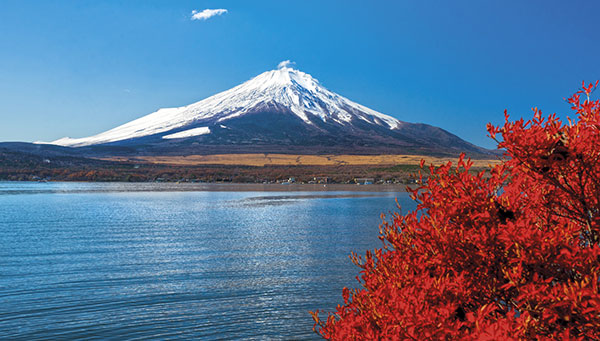 Espectacular vista del Monte Fuji